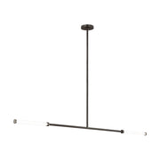 Visual Comfort SLLS74727 Poza 2-lt 56" LED Chandelier - Bronze