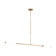 Visual Comfort SLLS74727 Poza 2-lt 56" LED Chandelier - Hand Rubbed Antique Brass