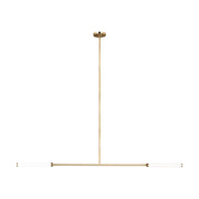 Visual Comfort SLLS74727 Poza 2-lt 56" LED Chandelier - Hand Rubbed Antique Brass