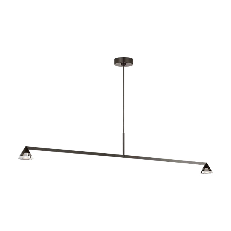 Visual Comfort SLLS75327 Midrand 2-lt 60" LED Linear Chandelier - Bronze