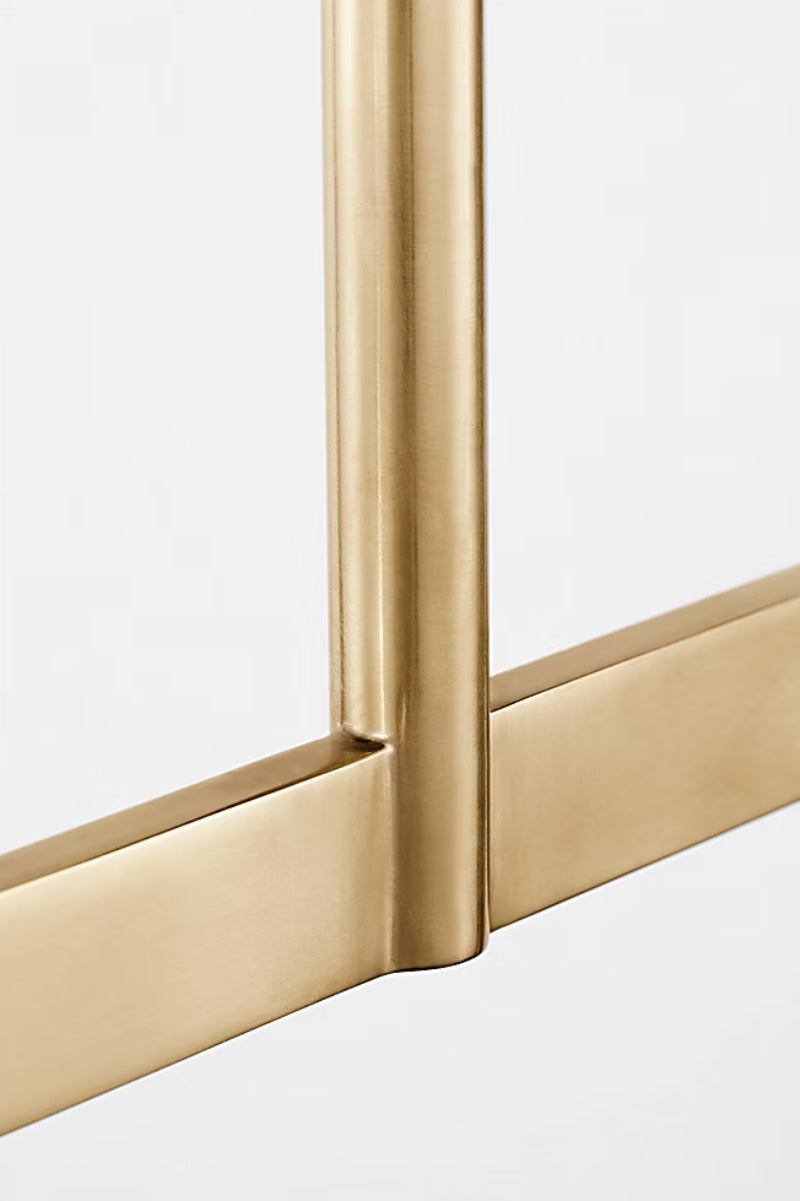 Visual Comfort SLLS75327 Midrand 2-lt 60" LED Linear Chandelier - Hand Rubbed Antique Brass