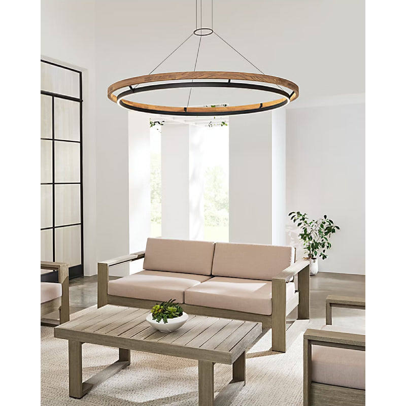 Visual Comfort SLOCH78030 Grace 1-lt 65" LED Outdoor Chandelier