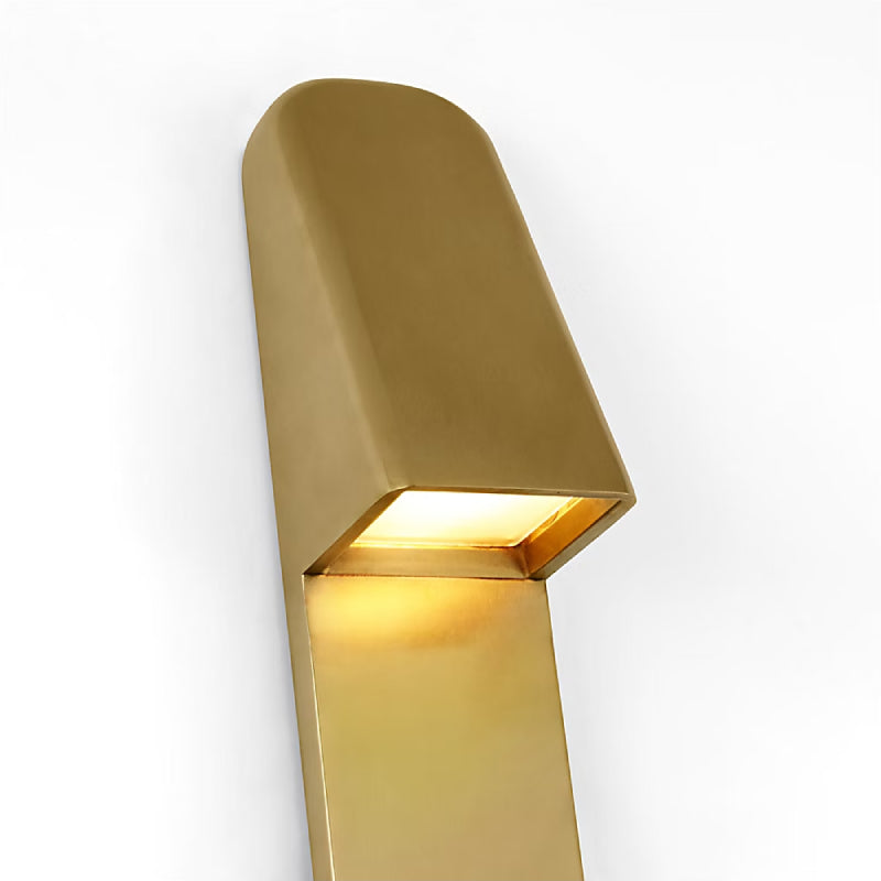 Visual Comfort SLOWS85327 Froler 1-lt 17" Tall LED Outdoor Wall Sconce - Hand-Rubbed Antique Brass