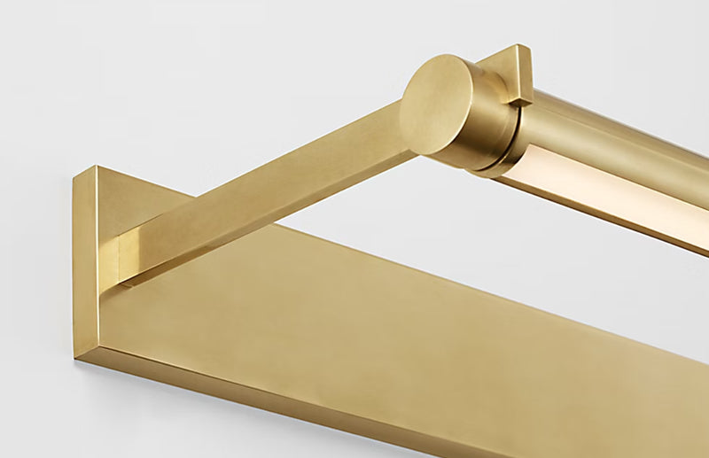 Visual Comfort SLPC76127 Katan 1-lt 17" LED Picture Light - Hand Rubbed Antique Brass