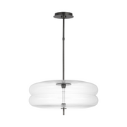 Visual Comfort SLPD31027C Shakkei 1-lt 22" LED Pendant - Bronze