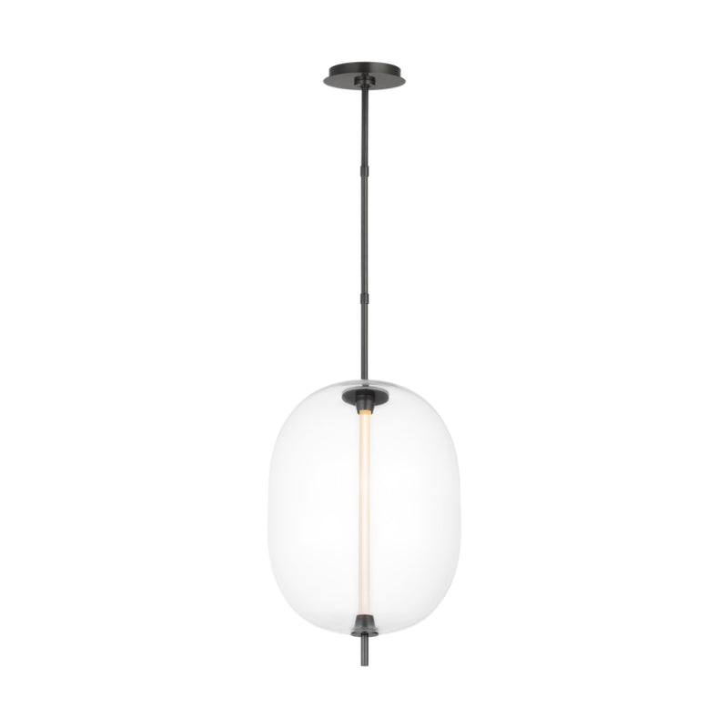 Visual Comfort SLPD31227C Heian 1-lt 13" LED Pendant - Bronze
