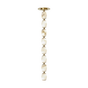 Visual Comfort SLPD550 Collier 2" LED Pendant with Surface Mount Driver - Hand Rubbed Antique Brass