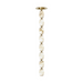 Visual Comfort SLPD550 Collier 2" LED Pendant with Remote Mount Driver - Hand Rubbed Antique Brass