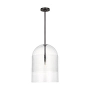 Visual Comfort SLPD637 Leano 1-lt 14" Pendant - Bronze