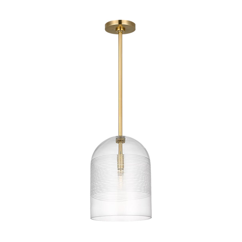 Visual Comfort SLPD641 Leano 1-lt 10" Pendant - Hand Rubbed Antique Brass