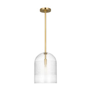 Visual Comfort SLPD641 Leano 1-lt 10" Pendant - Hand Rubbed Antique Brass