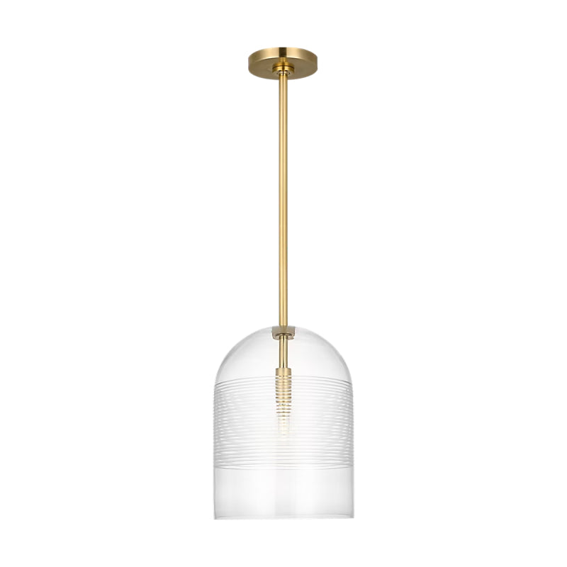 Visual Comfort SLPD641 Leano 1-lt 10" Pendant - Hand Rubbed Antique Brass