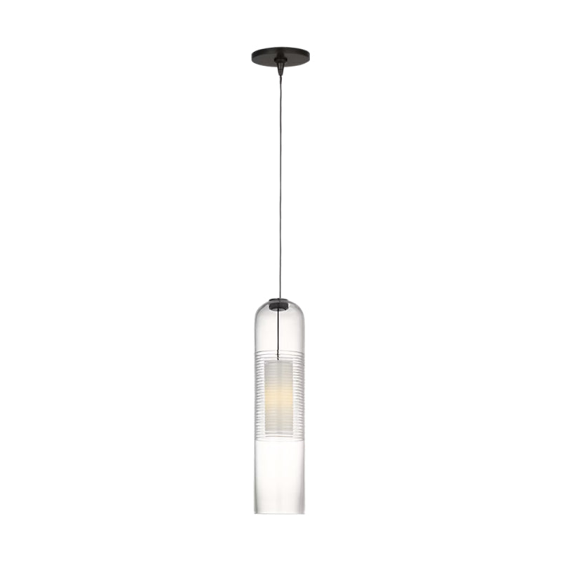 Visual Comfort SLPD771 Leano 1-lt 4" LED Pendant-Bronze