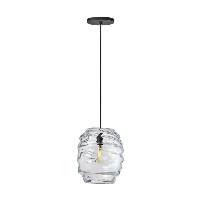Visual Comfort SLPD865 Audra 1-lt 7" Pendant-Nightshade Black
