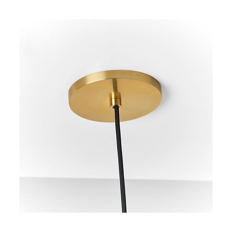 Visual Comfort SLPD865 Audra 1-lt 7" Pendant-Hand-Rubbed Antique Brass