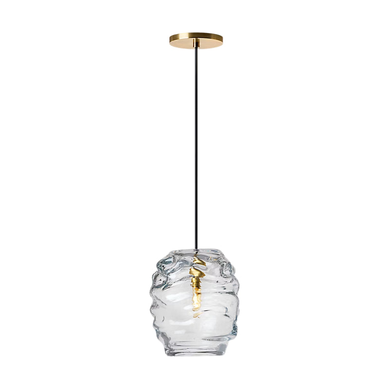 Visual Comfort SLPD865 Audra 1-lt 7" Pendant-Hand-Rubbed Antique Brass