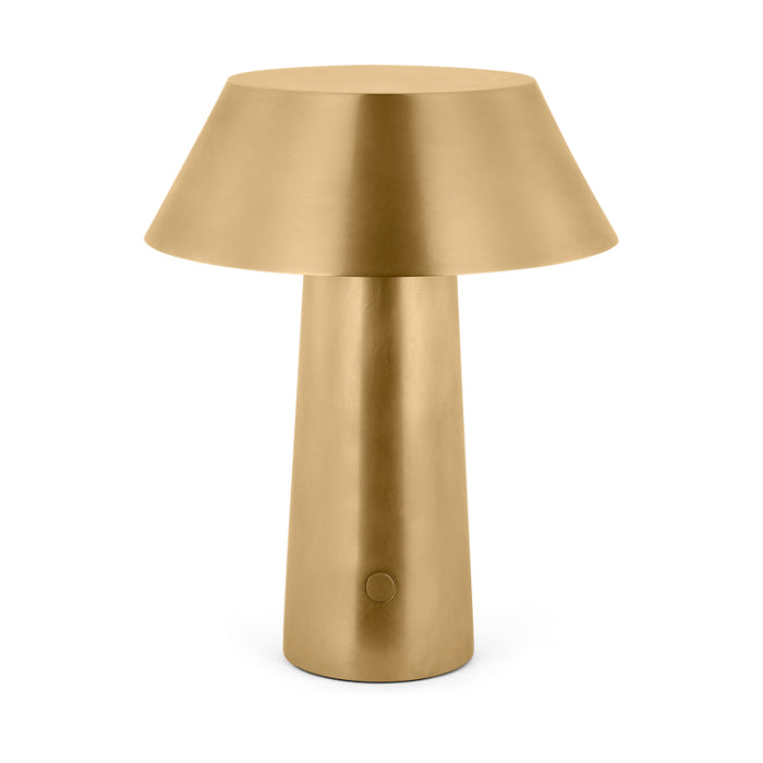 Visual Comfort SLTB25727 Sesa 1-lt 8" Tall LED Table Lamp - Hand Rubbed Antique Brass
