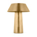 Visual Comfort SLTB25727 Sesa 1-lt 8" Tall LED Table Lamp - Hand Rubbed Antique Brass