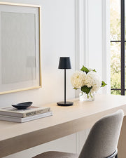 Visual Comfort SLTB25827 Nevis 1-lt 15" Tall LED Table Lamp - Black