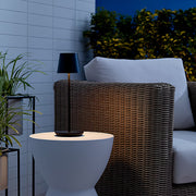 Visual Comfort SLTB25827 Nevis 1-lt 15" Tall LED Table Lamp - Black