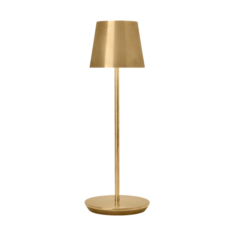 Visual Comfort SLTB25827 Nevis 1-lt 15" Tall LED Table Lamp - Natural Brass