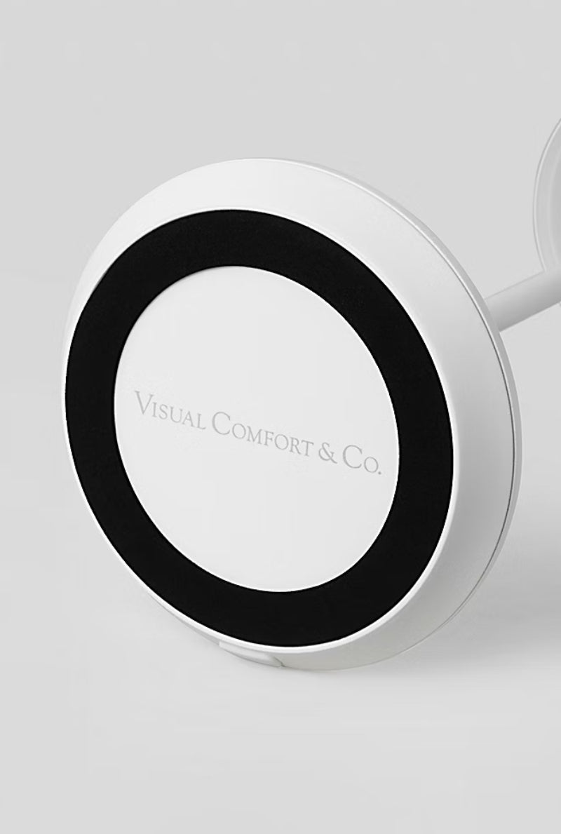 Visual Comfort SLTB25827 Nevis 1-lt 15" Tall LED Table Lamp - Matte White