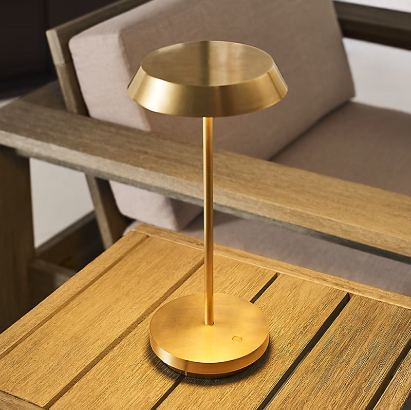 Visual Comfort SLTB25927 Tepa 1-lt 13" Tall LED Table Lamp - Natural Brass