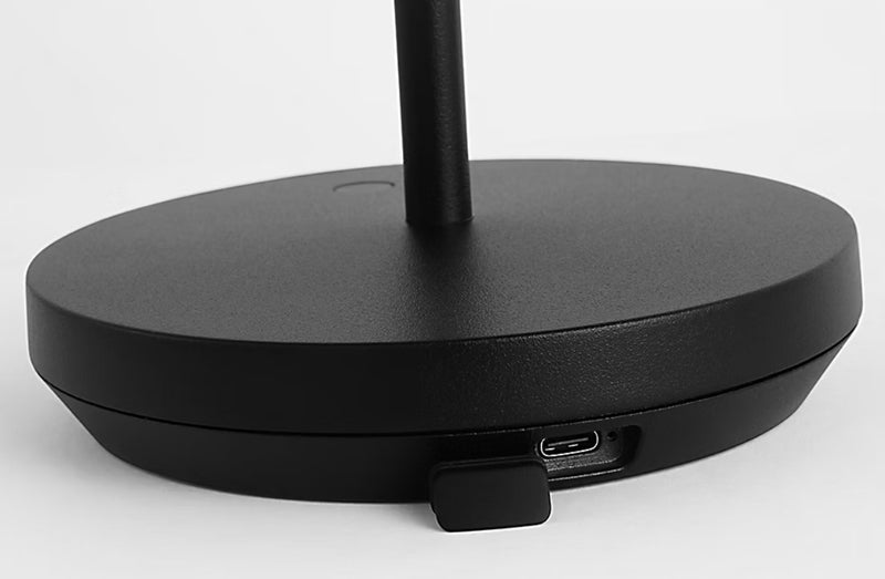 Visual Comfort SLTB27027 Doppia 2-lt 15" Tall LED Table Lamp - Black