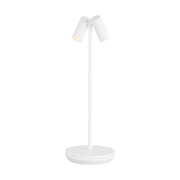 Visual Comfort SLTB27027 Doppia 2-lt 15" Tall LED Table Lamp - Matte White