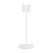 Visual Comfort SLTB27027 Doppia 2-lt 15" Tall LED Table Lamp - Matte White