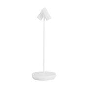 Visual Comfort SLTB27027 Doppia 2-lt 15" Tall LED Table Lamp - Matte White
