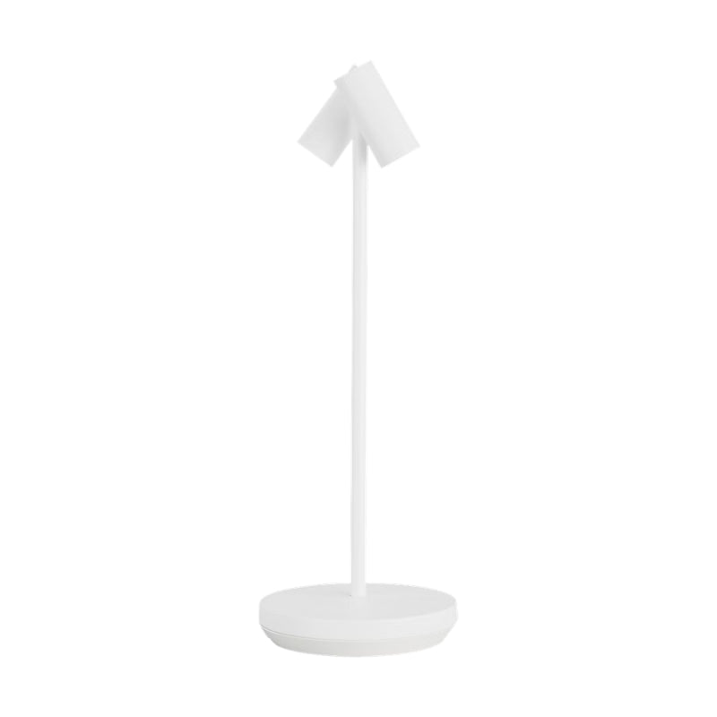 Visual Comfort SLTB27027 Doppia 2-lt 15" Tall LED Table Lamp - Matte White