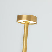 Visual Comfort SLTB27127 Moneta 1-lt 13" Tall LED Table Lamp - Natural Brass