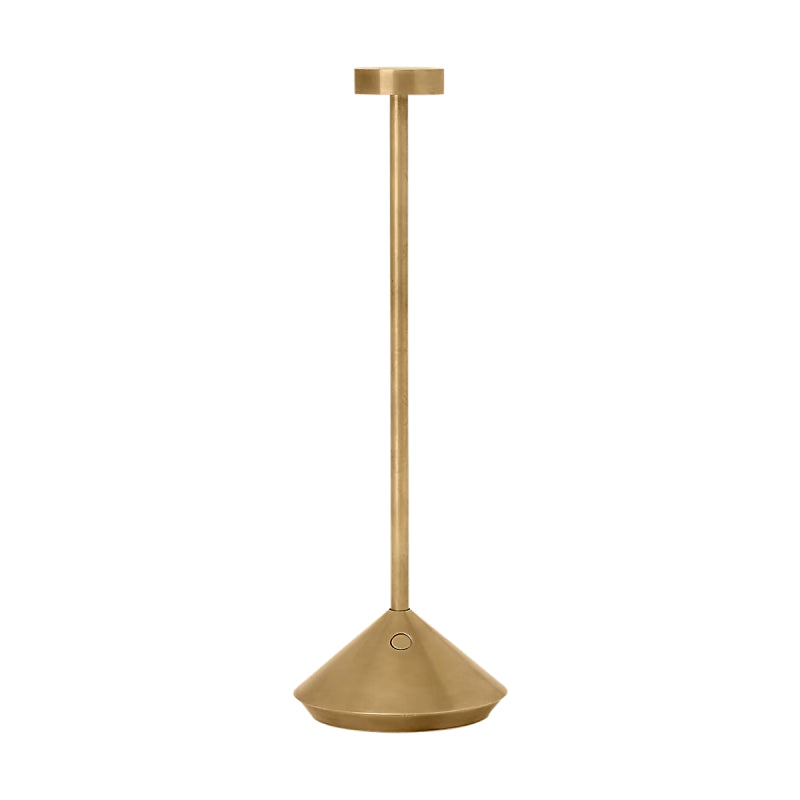 Visual Comfort SLTB27127 Moneta 1-lt 13" Tall LED Table Lamp - Natural Brass