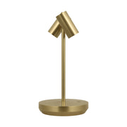 Visual Comfort SLTB53427 Doppia 2-lt 10" Tall LED Table Lamp - Hand Rubbed Antique Brass