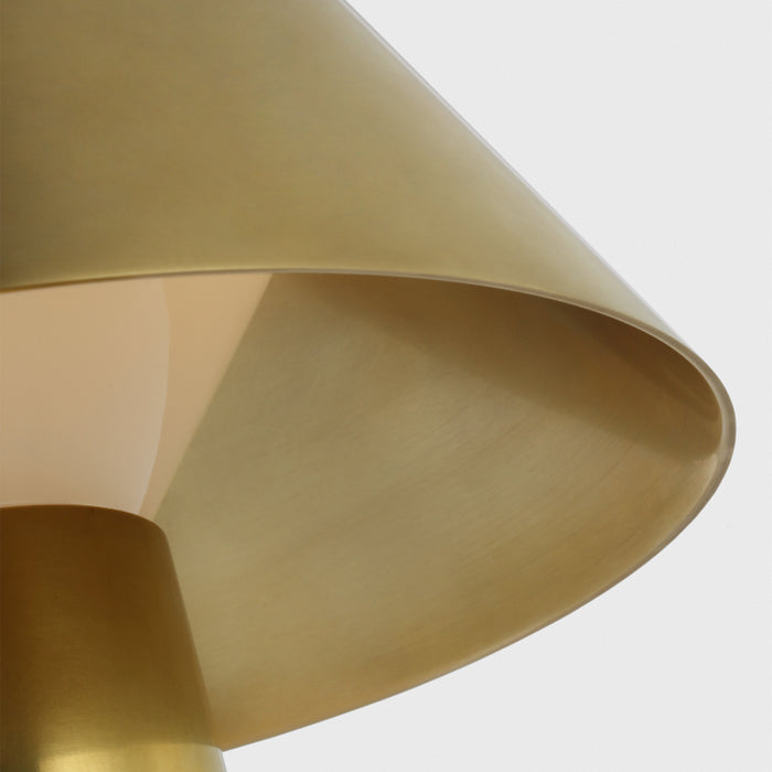 Visual Comfort SLTB56927 Sesa 1-lt 13" Tall LED Table Lamp - Hand Rubbed Antique Brass