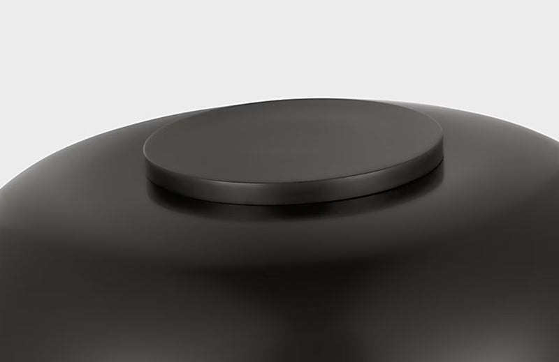 Visual Comfort SLTB621 Louver 9" Tall LED Rechargeable Table Lamp - Bronze