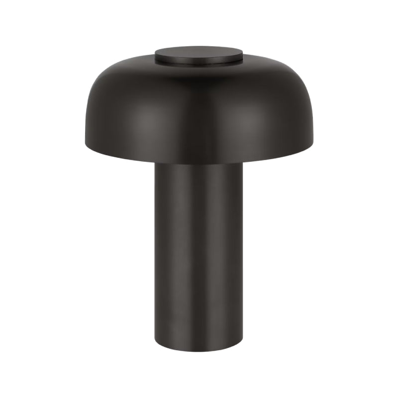 Visual Comfort SLTB621 Louver 9" Tall LED Rechargeable Table Lamp - Bronze