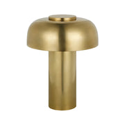 Visual Comfort SLTB621 Louver 9" Tall LED Rechargeable Table Lamp - Hand Rubbed Antique Brass