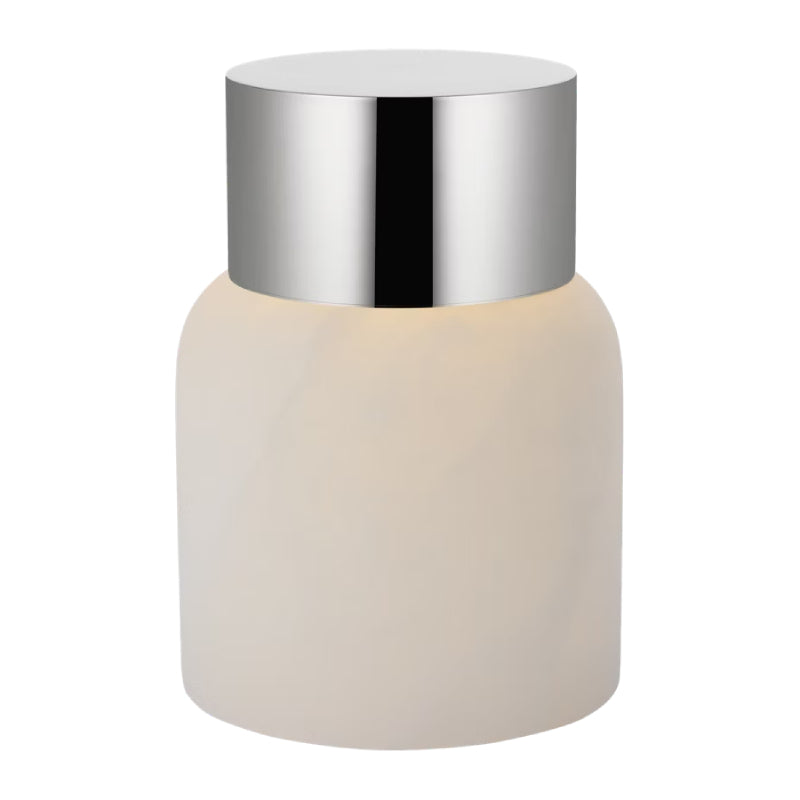 Visual Comfort SLTB66527 Caspe 7" Tall LED Table Lamp - Polished Nickel