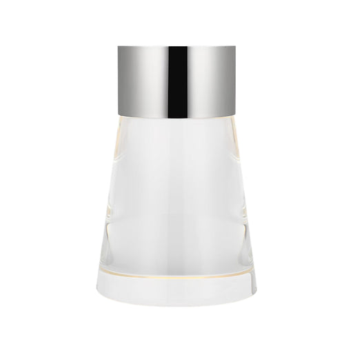 Visual Comfort SLTB66627 Caspe 8" Tall LED Rechargeable Table Lamp - Polished Nickel