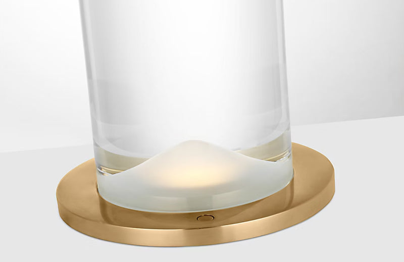 Visual Comfort SLTB74327 Beryl 15" Tall LED Table Lamp - Hand Rubbed Antique Brass