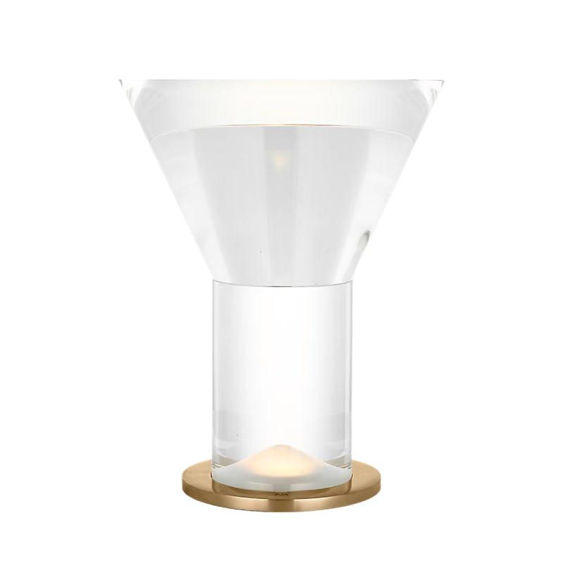 Visual Comfort SLTB74327 Beryl 15" Tall LED Table Lamp - Hand Rubbed Antique Brass