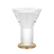 Visual Comfort SLTB74327 Beryl 15" Tall LED Table Lamp - Hand Rubbed Antique Brass