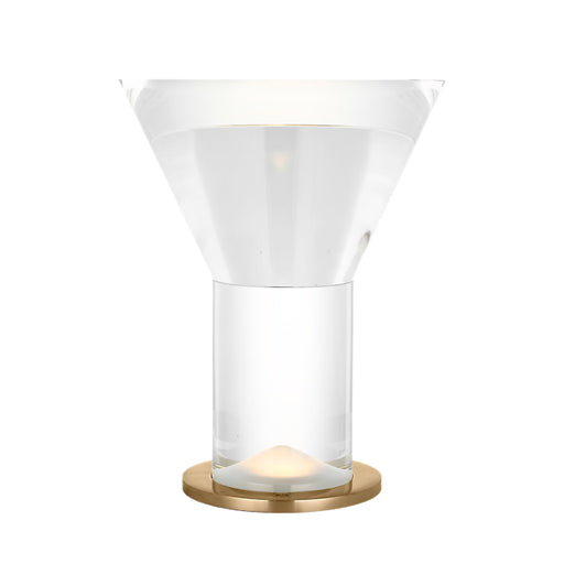 Visual Comfort SLTB74327 Beryl 15" Tall LED Table Lamp - Hand Rubbed Antique Brass