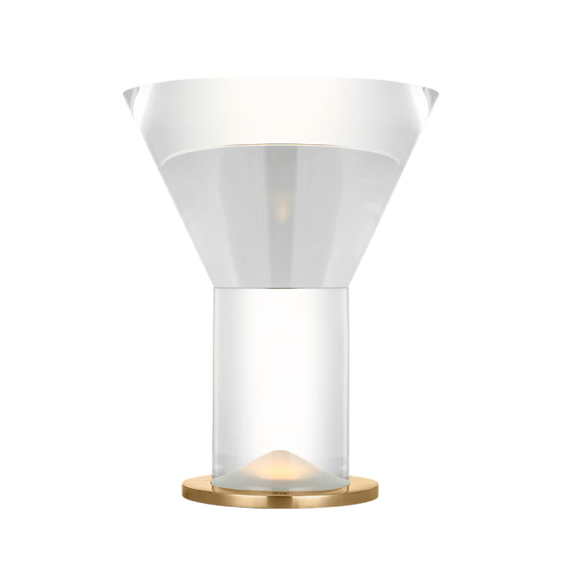 Visual Comfort SLTB74327 Beryl 15" Tall LED Table Lamp - Hand Rubbed Antique Brass