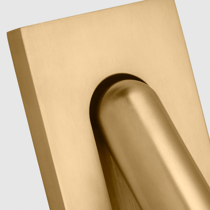 Visual Comfort SLTS67827 Ponte 7" Tall LED Task Sconce - Hand Rubbed Antique Brass