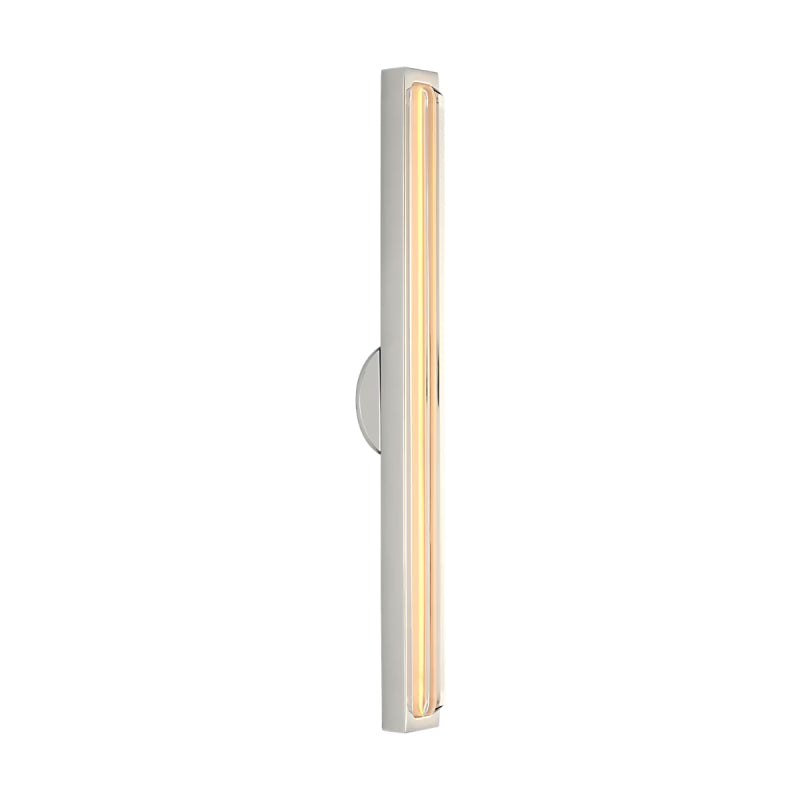 Visual Comfort SLV82627 Bloccare 1-lt 18" Tall LED Vanity Light-Polished Nickel
