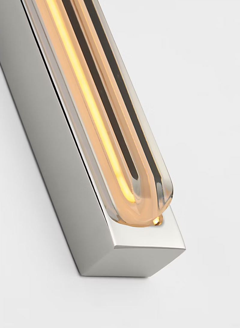 Visual Comfort SLV82627 Bloccare 1-lt 18" Tall LED Vanity Light-Polished Nickel