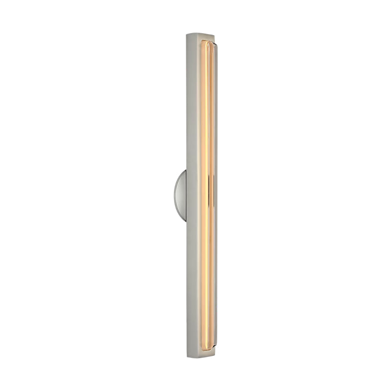 Visual Comfort SLV82627 Bloccare 1-lt 18" Tall LED Vanity Light-Satin Nickel
